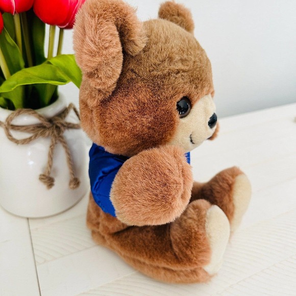 Trudy Teddy Bear NFL Seattle Seahawks Team Plush Stuffed Animal 14" Vintage 80s - Picture 3 of 8